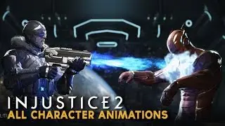 Injustice 2 - All Character Animations in Menu (Character Selection Animations)