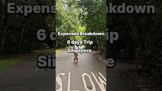 Expenses of 6 Days Singapore Trip 🇸🇬💰