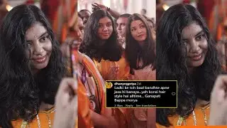 Aaradhya Bachchan Troll for her Pimples Look with Messy Hair with Aishwarya Rai at Ganpati?