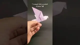 How to Make an Origami Pigeon 🕊️ | Paper Pigeon Tutorial #origami #paperpigeon #origamibird #shorts