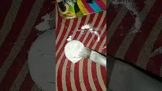 #tutorial ; painting on soft drinks cap #82 daily challenge