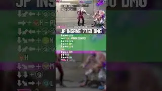 JP INSANE 7750 DAMAGE COMBO! #sf6