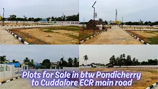 New Residential Plots for Sale in btw Pondicherry to Cuddalore Ecr Road @Periyakanganankuppam |E-600