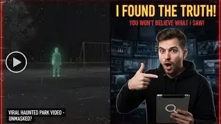 PARK GHOST CAUGHT ON CAMERA: REAL OR FAKE? (SHOKING EVIDENCE)