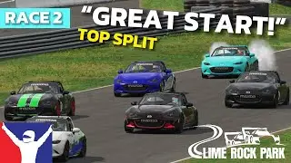 Lime Rock Park, Week 4, Mazda MX-5! TOP SPLIT!