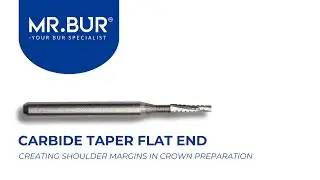 Taper Flat End (Cross Cut) Carbide Bur FG | MR.BUR