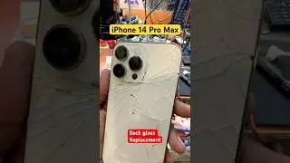 iPhone 14 Pro Max Back Glass Replacement #shortsfeed #shorts #trending #viralvideo #iphone #repair