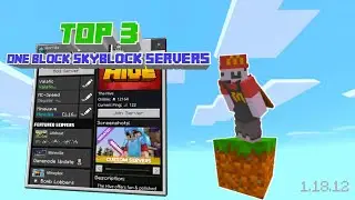 Top 3 Minecraft Oneblock Servers for Java and Bedrock Edition 1.18