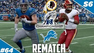 NFC Championship vs Rival Washington Redskins! - Detroit Lions | Madden NFL 20 - Ep 64