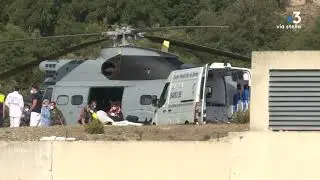 Ocean Viking : un des migrants &eacute;vacu&eacute; du navire humanitaire arrive &agrave; l'h&ocirc;pital de Bastia