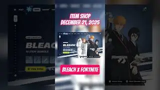 Fortnite Item Shop Today (December 21, 2025) | Bleach x Fortnite ! ⚔️