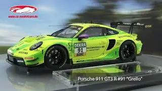 ck-modelcars-video: Porsche 911 GT3 R #91 Sieger Hockenheim DTM Champion 2023 Preining Minichamps