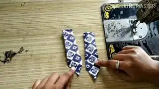 Folded cuff sleeves cutting and stitching ||