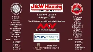 Linlithgow Rose v Broxburn Athletic – 9 August 2025