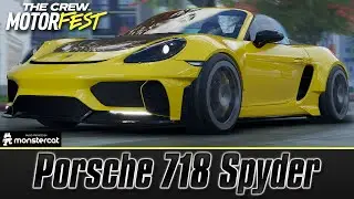 The Crew Motorfest - Porsche 718 Spyder | FULLY UPGRADED | PRO SETTINGS | SPYDER CHRYSALIS