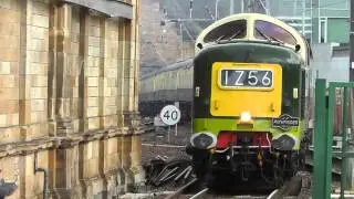 'The Eidyn Burgh Scot' Railtour 1Z55 - Class 55 Deltic D9009 Alycidon - 6th April 2013