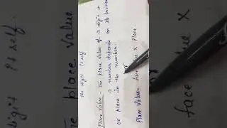 Class 3 numbers || how to find place value and face value of a digit in given number
