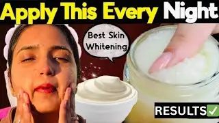 Secret Whitening Cream To Remove Dark Skin Pigmentation Wrinkles & Dark Spots | DIY Rice Cream
