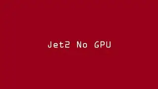 Jet2 No GPU - At the gate