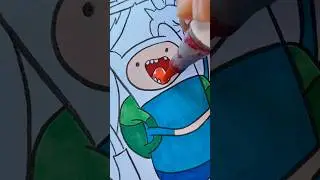 I drew all the Adventure Time characters! #shorts