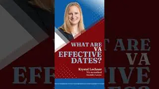 What are VA effective dates?