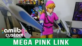 MEGA Pink Link Custom Amiibo! (Charity Auction for Valentine's Day)