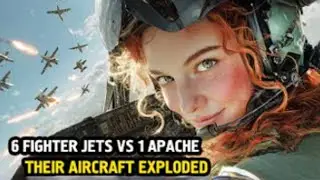 They Sent Fighter Jets After the Apache Pilot—Then Heard Her Laugh Before Jets Exploded Midair!