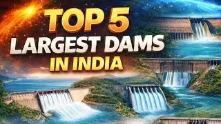 Top 5 Largest Dams in India 🇮🇳 || Biggest Dams by Height & Storage 💧🏗️