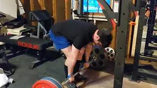 445 lbs (195 kg) deadlifts for 3