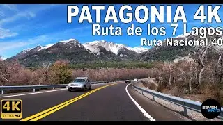 [4K] PATAGONIA - RUTA DE LOS 7 LAGOS / RUTA 40 - (Tramo: Lago Falkner - Lago Escondido)