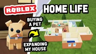 Расширяю свой дом с питомцами в Roblox Home Life