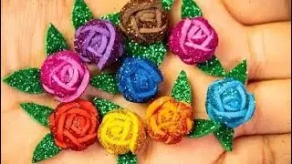 DIY FOAM SHEET FLOWERS// Farah creations