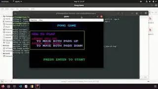 Pong Game in OS