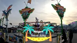 Hawaii Swing - Neigert (Offride) / Amberg Michaeli Dult 2024 / Kirmes Fahrgesch&auml;ft / F&auml;htz Twister