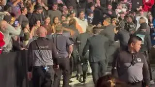 Cody Rhodes & Jacob Fatu BRAWLING in the crowd at SNME