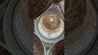 📍Basilica of Sant'Andrea inside, Mantova🇮🇹 #italy #travel #italytravel #church #mantova