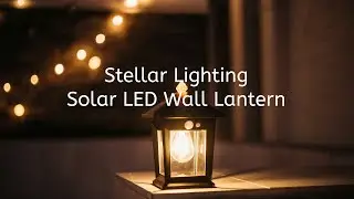 Stellar Lighting - Solar LED Wall Lantern