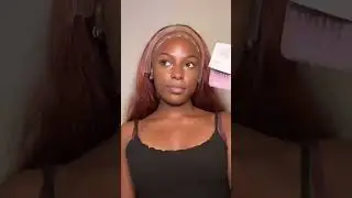 Install A Reddish Brown Wig With Me😍100% Human Hair | UURBBUTFL Aamazon Hair#shorts #amazonfinds