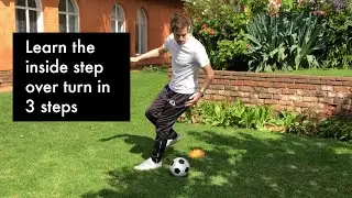 Learn the inside step over turn in 3 steps