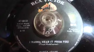NANCY  ADAMS  BONNE  ECOUTE