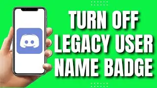 How To Turn Off Legacy Username Badge On Discord Mobile (QUICK 2023)