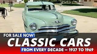 Продавайте срочно! Винтажные автомобили всех десятилетий — с 1937 по 1969 год
