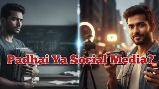 Padhai Chhod Kar Social Media? Degree Vs Camera | Aaj Ki Career Reality #2026 #reality #socialmedia