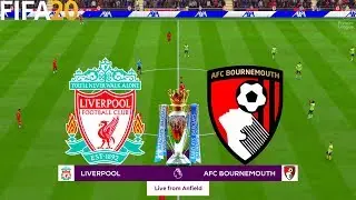 FIFA 20 | Liverpool vs Bournemouth - English 19/20 Premier League Season - Full Match & Gameplay