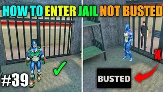 HOW TO ENTER JAIL WITHOUT BUSTED 🤯 ROPE HERO VICE TOWN
