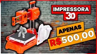 IMPRESSORA 3D mais barata do MUNDO 2023! Como montar, ajustar, configurar e testes com Easythreed k7