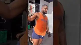 Charles Born was spotted working out in the gym and fans are crushing 👀 #shorts #actor #nollywood