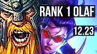 OLAF vs VAYNE (TOP) | Rank 1 Olaf, Dominating, Rank 18 | KR Challenger | 12.23