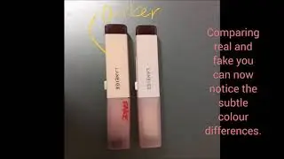 HOW TO TELL FAKE LANEIGE TWO TONE LIP BAR! BEWARE QOO10 SELLER GOLDBEAUTY