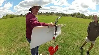 Vectored Thrust Slow Stick Amazing Flat Spins and CRASH at End